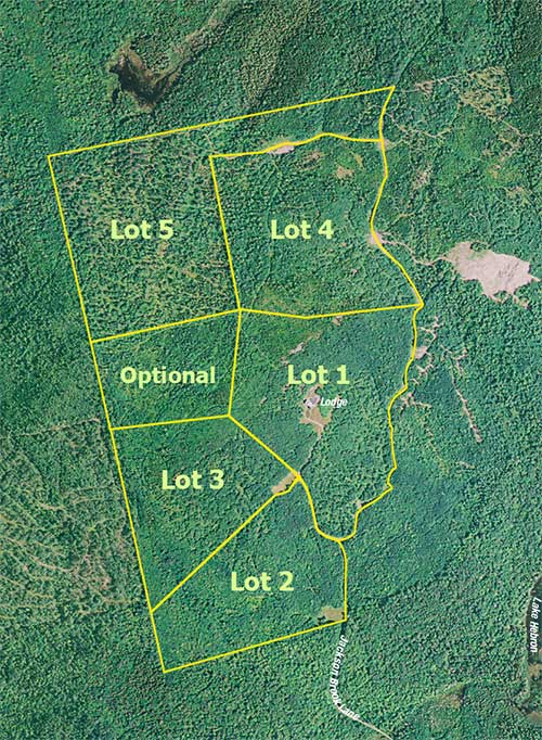 Greyledge Property Map showing GPS lot boundaries